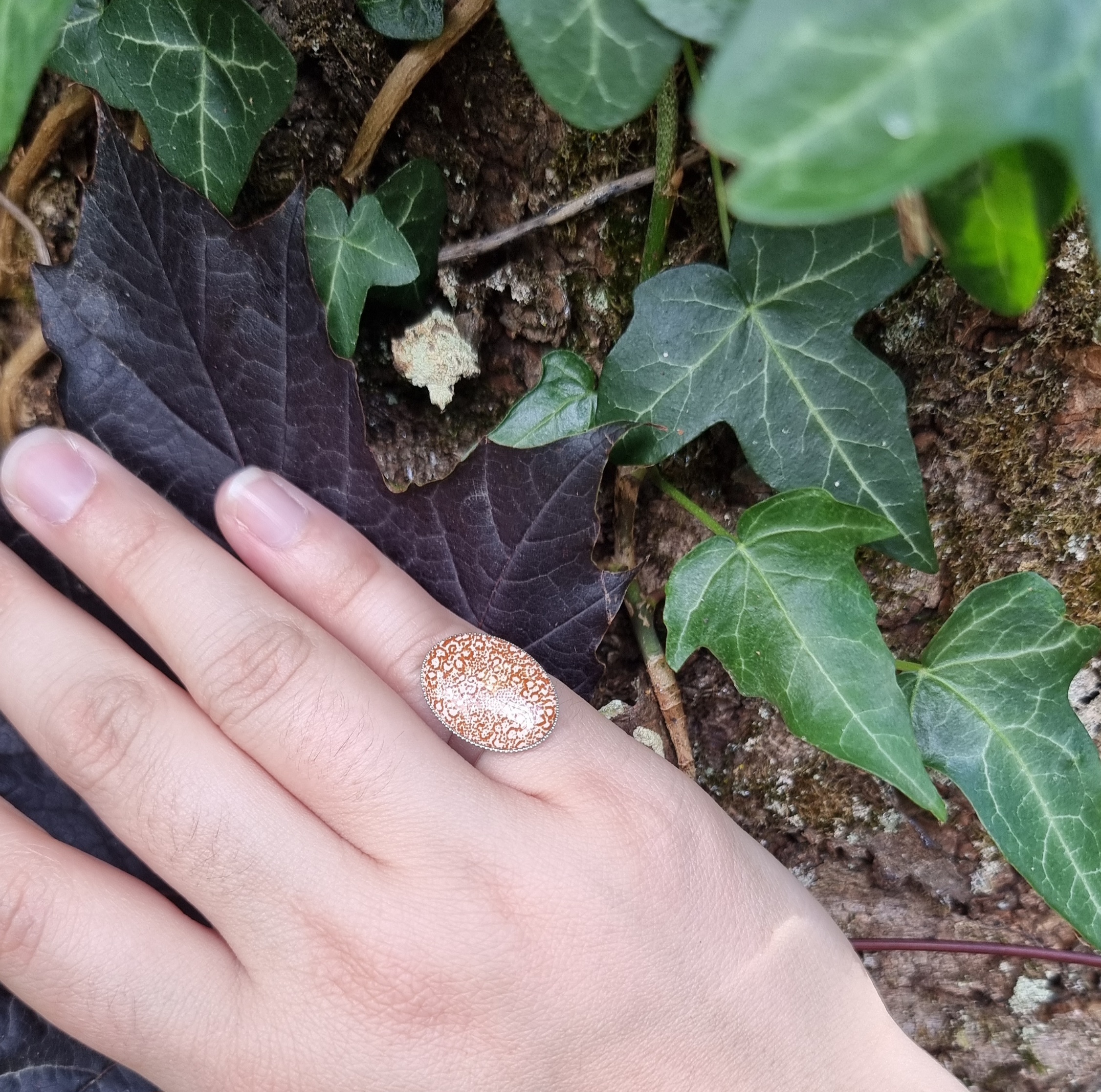 Bague assiette ancienne Marcelle