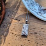 Collier assiette ancienne Gisèle