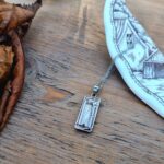 Collier pendentif assiette Gisèle