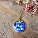 Collier assiette ancienne Faustine