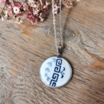 Collier assiette ancienne Josiane