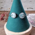 Bracelet jonc assiette Violette