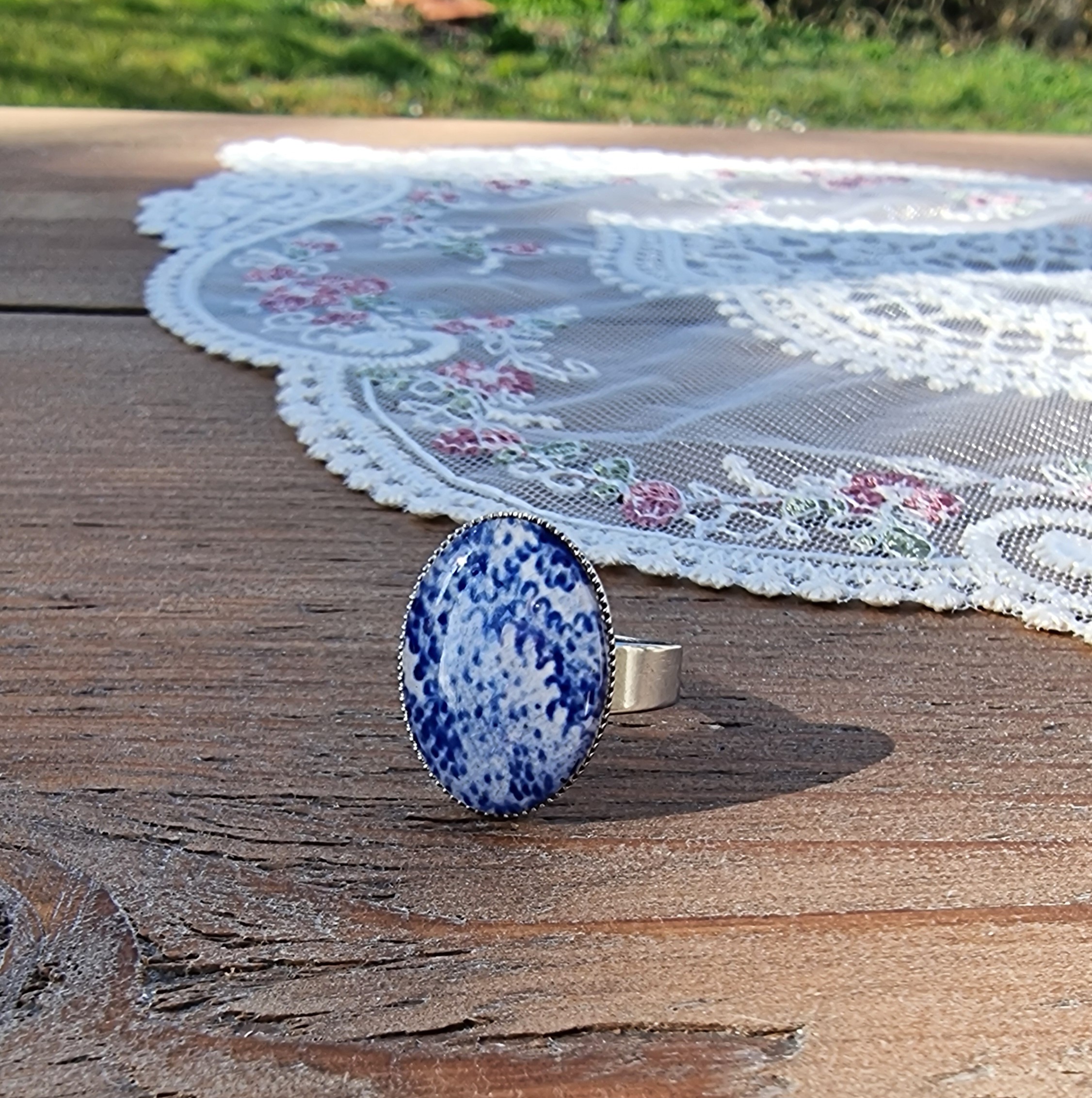 Bague assiette Fernande