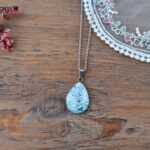 Collier goutte assiette Anny