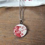 Collier rond argenté Clotilde