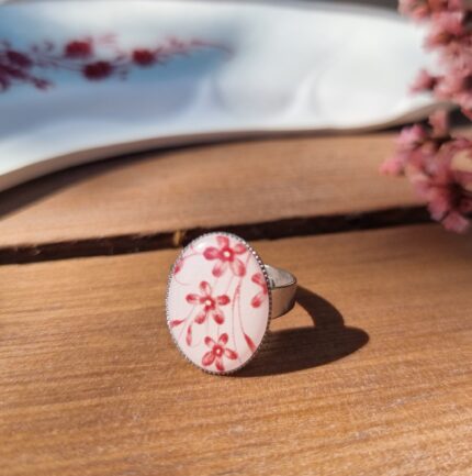 Bague ovale assiette Clotilde
