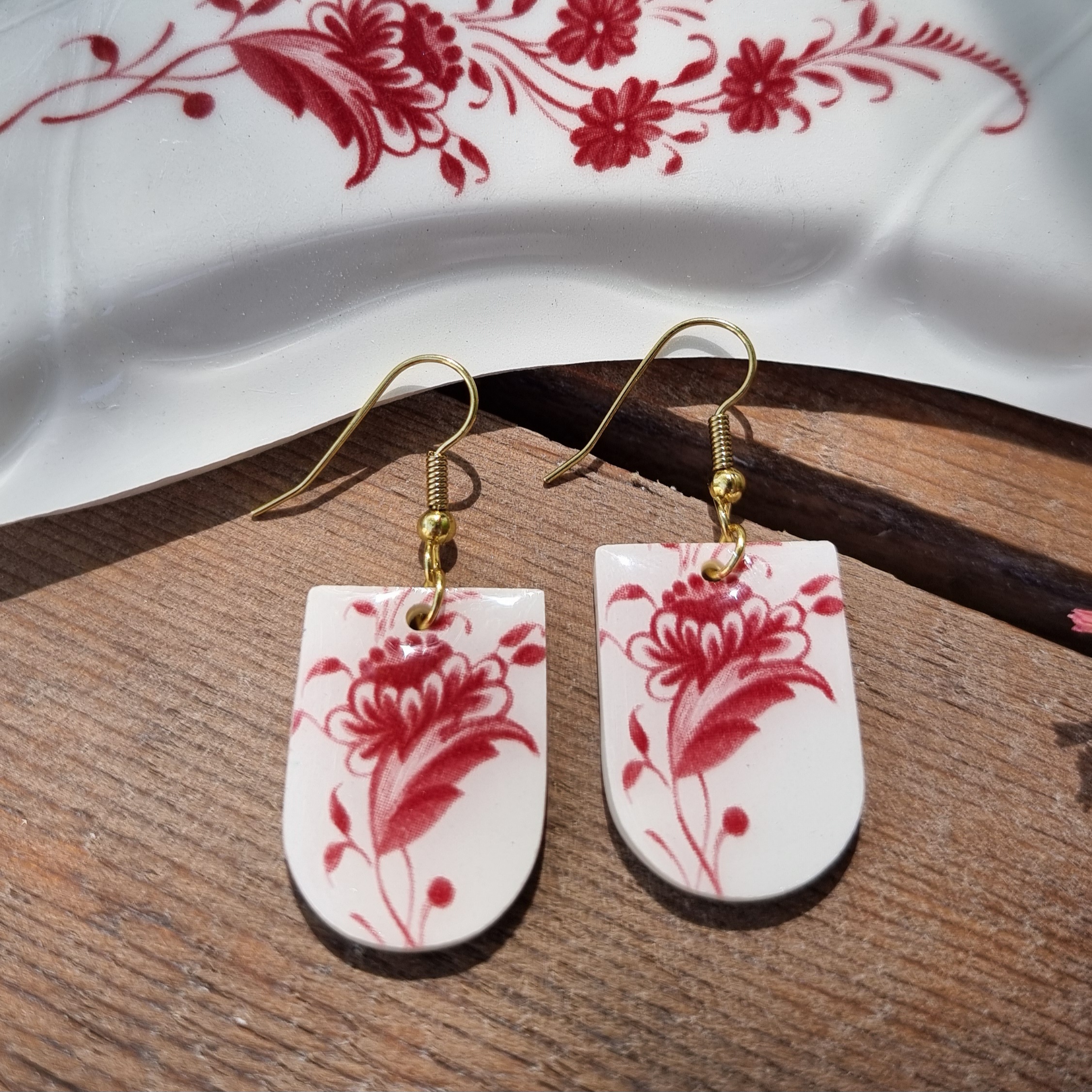 Boucles assiette ancienne Clotilde