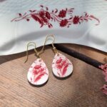 Boucles gouttes assiette Clotilde