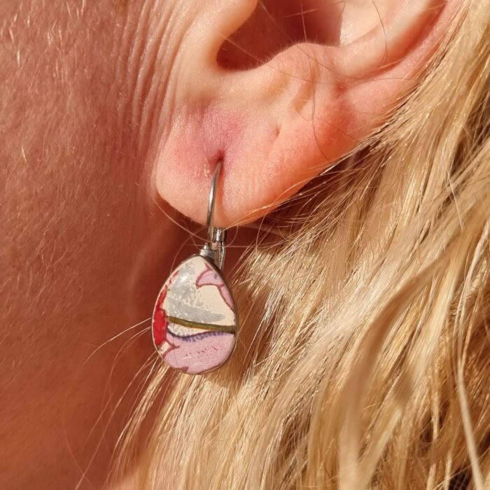 Boucles gouttes assiette Elisabeth