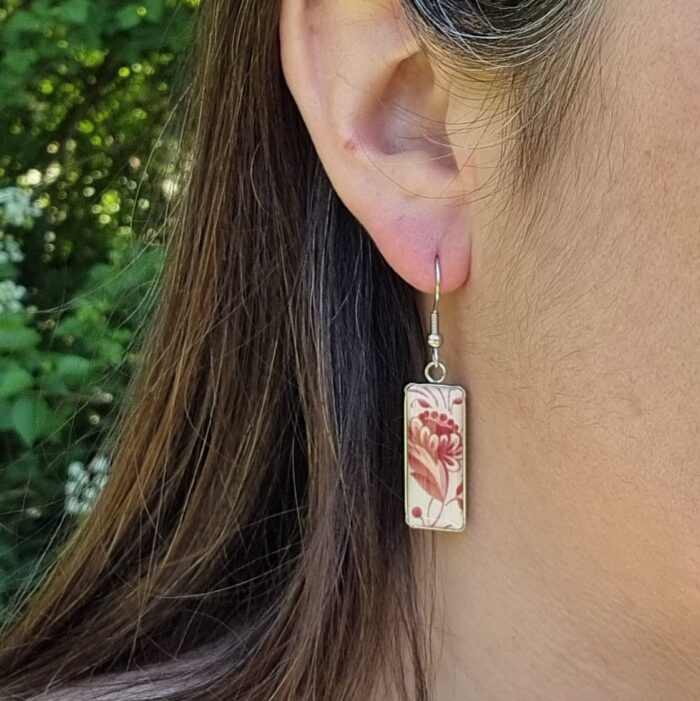 Boucles rectangles assiette Clotilde