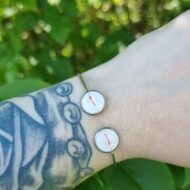 Bracelet assiette jonc Clotilde