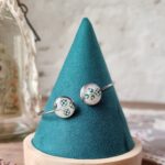 Bracelet jonc assiette Aline