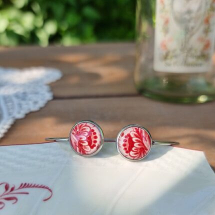 Bracelet jonc assiette Clotilde