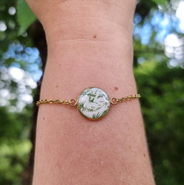 Bracelet rond assiette Marie