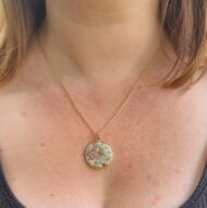 Collier assiette Marguerite