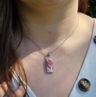 Collier rectangle assiette Clotilde