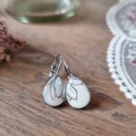 Dormeuses argentées assiette Elisabeth