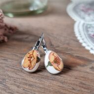 Dormeuses gouttes assiette Elisabeth