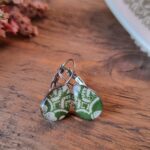 Dormeuses gouttes assiette Marie