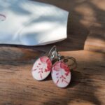 Dormeuses ovales assiette Clotilde