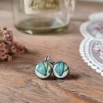 Dormeuses rondes assiette Elisabeth