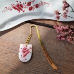 Marque page assiette Clotilde