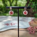 Puces d'oreilles assiette Clotilde