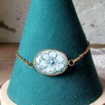 Bracelet assiette ancienne