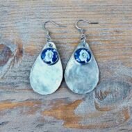 Boucles d’oreilles pendantes – Fleurs de Minuit