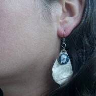 Boucles d’oreilles pendantes – Fleurs de Minuit – Image 2
