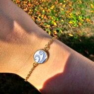 Bracelet Arabesque d’Azur – Volutes Bleues – Image 2