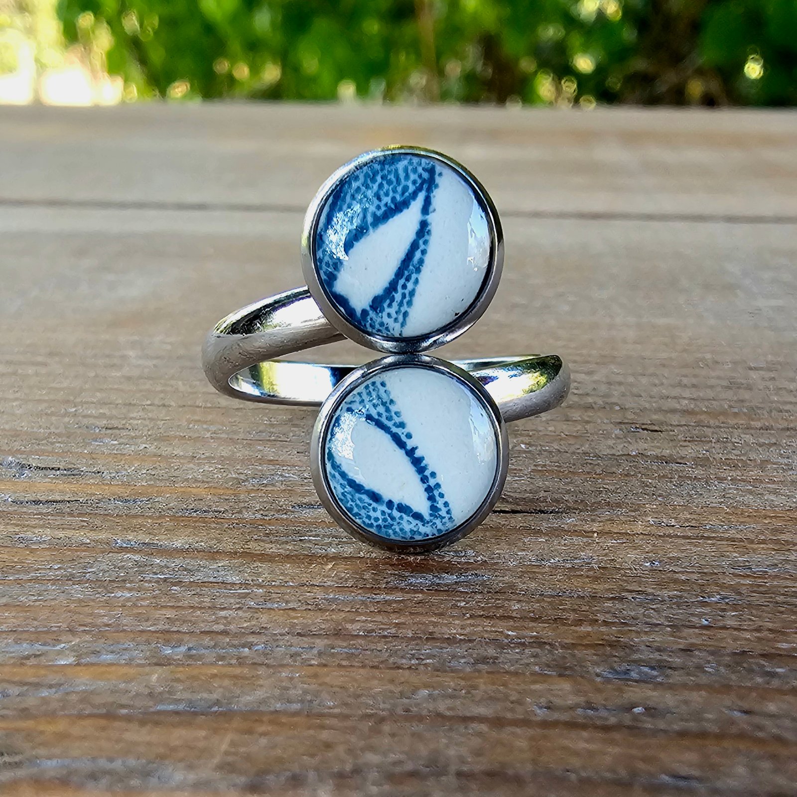 20261005_113745 Bague double bleu azur réglable – Éclat d’Azur – Image 1