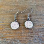 Boucles d'oreilles à pois rouges – Arabesque de Framboise